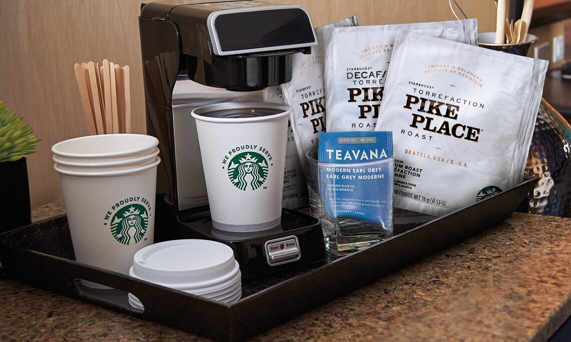 Public Portal Offer a selection of popular, in-room coffee and tea&nbsp;